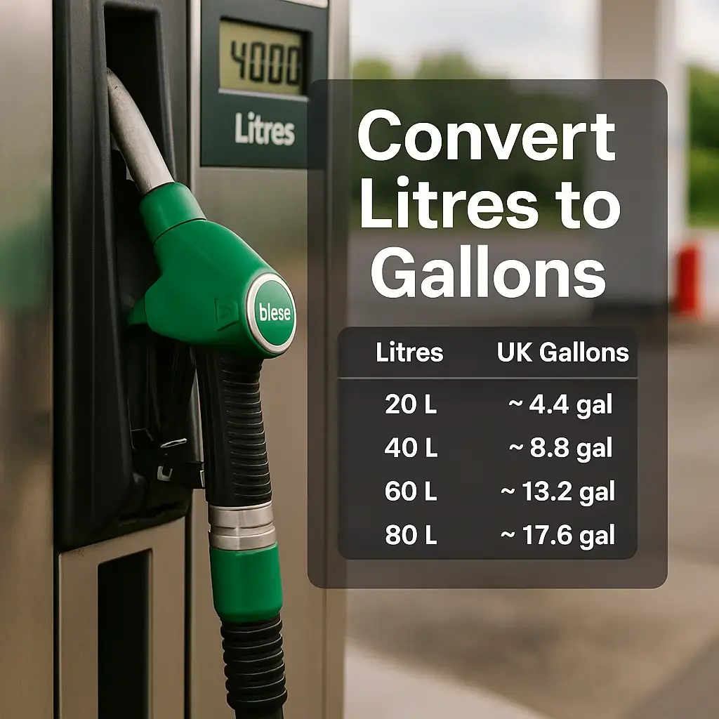 Litres to Gallons