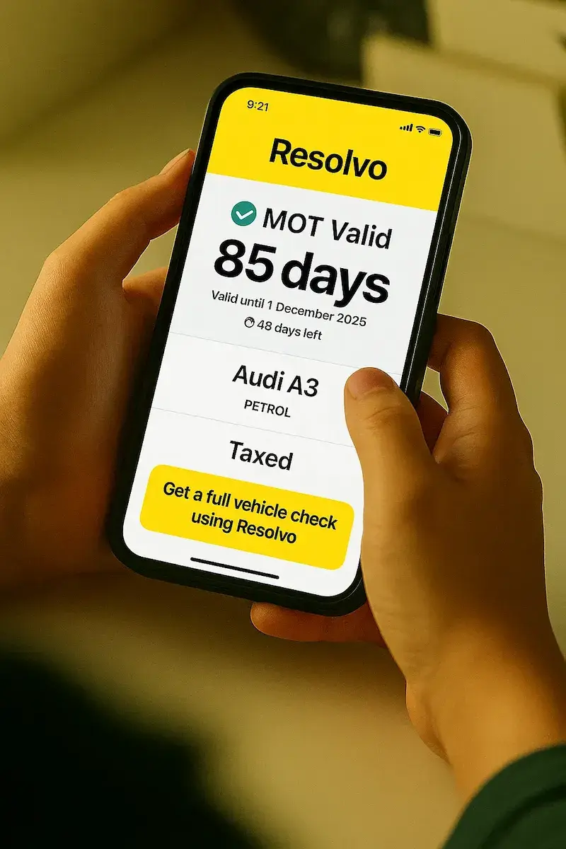 Resolvo MOT Check